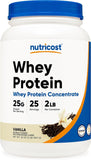 Nutricost Whey Protein Concentrate (Vanilla) 2LBS