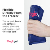 Magic Gel Shin Splint Relief: Hot & Cold Packs, Cryoball & Stretch Bands for Shin Splints | Hot & Cold Therapy for Leg Pain Relief