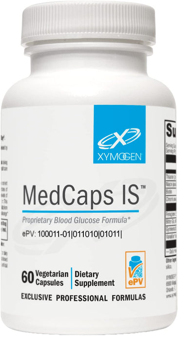 XYMOGEN MedCaps is - Herbal + Nutrient Support for Metabolic Health - Includes Chromium, Biotin, Niacin, Thiamin, Vanadium, Fenugreek Extract, Bitter Gourd Extract, Gymnema 5:1 Extract (60 Capsules)