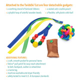 Twiddle Muff - Premium Dementia Activities for Seniors - Comforting Alzheimer’s Products for Elderly - Engaging Sensory Items for Adults and Kids (Brown Cat)