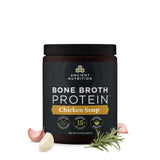 Bone Broth Protein Powder by Ancient Nutrition, Chicken Soup, Grass-Fed Chicken and Beef Bone Broth Powder, 15g Protein Per Serving, Supports a healthy gut, 15 servings