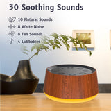 Brown Noise Sound Machine with 30 Soothing Sounds 12 Colors Night Light White Noise Machine for Adults Baby Kids Sleep Machines with 36 Volume Levels Memory Function 5 Timers for Home Office Travel