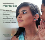 60 Renata Maratone Hearing Aid Batteries Size: 312