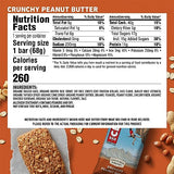 CLIF BAR - Crunchy Peanut Butter - Made with Organic Oats - Non-GMO - Plant Based - Energy Bars - 2.4 oz (Pack of 18)