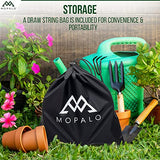 MOPALO 12" Soil Sieve Set with 4 Interchangeable Mesh Screens 1mm, 3mm, 5mm, 7mm - Stainless Steel Metal Riddle Garden Sifter for Rocks, Seeds, Dirt, Compost and Potting Soil