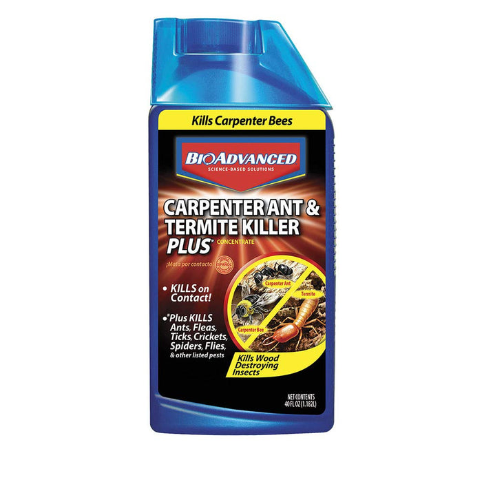 BioAdvanced Carpenter Ant, Termite and Insects Killer Plus, Concentrate, 40 oz