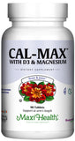 Maxi Health Cal-Max – Calcium Citrate with Vitamin D3 and Magnesium for Healthy Bone, Muscle, and Joints – 1000mg Calcium, 750mg Magnesium, and 400IU D3 – Immune Support for Adults – 90 Tablets