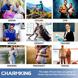 CHARMKING Compression Socks for Women & Men Circulation 8 Pairs 15-20 mmHg is BEST Graduated for Nurses, Support, Athletics, Cycling, Running, Flight Travel, Pregnancy, Boost Performance(Multi 48,S/M)