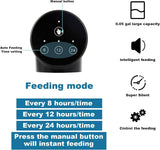 FREESEA Aquarium Automatic Fish Feeder: Vacation Timer Feeder for Fish Tank Electric Adjustable Auto Fish Food Dispenser 0.05 Gal & Two Fixed Methods