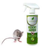 Natural Elements Rodent Armor- Premium Peppermint Oil Mouse Repellent Spray- Vehicle, Boat, RV, Tractor, Equipment - All Natural - Child and Pet Safe - Indoor/Outdoor Spray - 16 oz