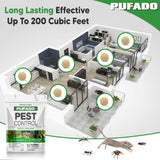 Pufado Pest Control, Rodent Repellent, Mice Repellent Indoor, Peppermint Oil to Repel Mice and Rats, Roach, Ant, Spider, Mosquito & Moth, RV Mouse Deterrent, Keep Mice Away for Outdoor-8 Packs