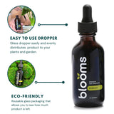 Blooms BioBoost | Liquid Soil Treatment for Plants and Gardens | All-Purpose Concentrated Liquid Fertilizer Enhancer | Organic Soil Treatment for Sustainable Root and Plant Growth | 2oz