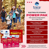 Trace Minerals | Power Pak Electrolyte Powder Packets | 1200 mg Vitamin C, Zinc, Magnesium | Boost Immunity, Hydration and Natural Energy | Raspberry | 30 Packets