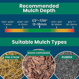 Vuba EASIHOLD - 101oz Mulch Glue for Landscaping and Stabilizing Mulch, Rocks and Pea Gravel with Easy Applicator. Lasts up to 3 Years, Non Toxic, Ready to Use.