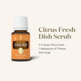 Young Living Citrus Fresh Essential Oil - 15ml Bottle for Energizing Aromatherapy - Uplifting Citrus Blend - Energize Your Senses - Invigorate Your Space