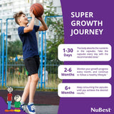 NuBest Tall 10+ - Advanced Bone Strength Formula - Supports Immunity, Healthy Development & Optimal Wellness - for Children (10+) & Teens Who Drink Milk Daily - 2 Pack | 2 Months Supply