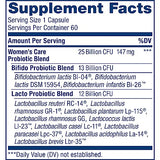 Renew Life Women's Probiotic Capsules, Supports Vaginal, Urinary, Digestive and Immune Health, L. Rhamnosus GG, Dairy, Soy and gluten-free, 25 Billion CFU, 60 Count