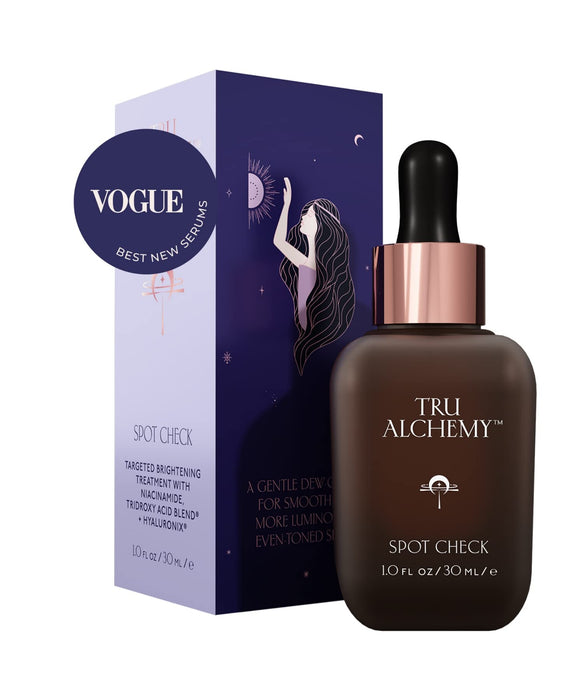 Tru Alchemy Spot Check Dark Spot Remover For Face - Niacinamide, Hyaluronic Acid, Lactic & Glycolic Acid Serum - Age Spot Remover for Face for Women - Dark Spot Corrector for Face - 1 fl oz/30 ml