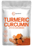 Turmeric Extract 95% Curcuminoids (Natural Turmeric Extract and Turmeric Supplements), 50 Grams, Rich in Antioxidants for Joint & Immune Support, No GMOs, Vegan Friendly, India Origin