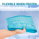 Neck Ice Pack, Comfytemp Shoulder Gel Ice Pack, Reusable Cold Pack Compress, Flexible Hot and Cold Therapy Wrap for Injuries, Swelling, Pain Relief, Bruises, Sprains, Inflammation 23"x8"x5"