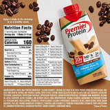 Premier Protein High Protein Shakes Variety Pack Sampler, 11 Fl. Oz Each - Cafe Latte, Chocolate, Vanilla, Caramel - 2 of Each Flavor (8 Pack) in The Award Box Packaging