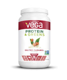 Vega Protein and Greens, Salted Caramel, Vegan Protein Powder, 20g Plant Based Protein, Low Carb, Keto, Dairy Free, Gluten Free, Non GMO, Pea Protein for Women and Men, 1.7 Pounds (25 Servings)