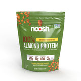 NOOSH Plant Based Almond Protein Powder Unflavored 35 Gram - Vegan, All Natural Ingredients, Non-GMO, Gluten Free, Kosher, Peanut Free, Soy Free, Dairy Free (Unflavored)