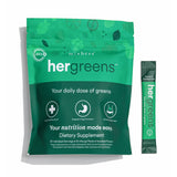 MIXHERS Hergreens - Greens & Veggie Powder - Made from Whole Foods - with Digestive Enzymes & Kale - Nutrition Designed for Women - Support Heart & Liver - 30 Drink Packets - Variety Pack