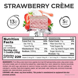 Power Crunch Protein Wafer Bars, High Protein Snacks with Delicious Taste, Strawberry Crème, 1.4 Ounce (12 Count)