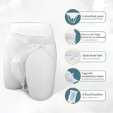 ENLUNTRA Wearable Urinary Drainage Bag for Men，Reusable Urine Collection Bag，Adjustable External Catheter for Men，Elderly Urinal with Urine Catheter Bags(2000 ML*1+1000 ML*2) for Bedridden Patients