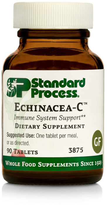 Standard Process Echinacea-C - Whole Food Blood and Immune Support with Vitamin C, Echinacea Purpurea, and Buckwheat - 90 Tablets