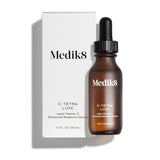 Medik8 C-Tetra Luxe - Brightening, Balancing Advanced Daily Vitamin C Serum - Firming Treatment for Radiance and Smooth Skin Texture - Fine Line and Wrinkle Reducing Formula with Squalane - 1.0 oz
