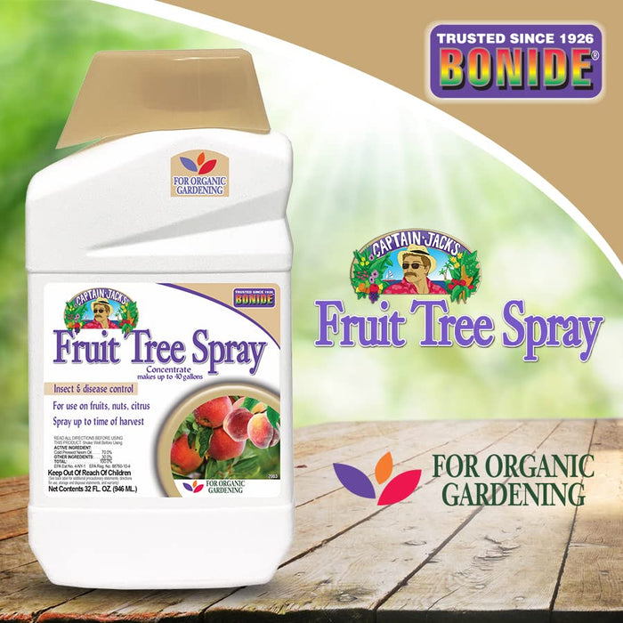 Bonide 2003 Captain Jack's Fruit Tree Spray, Insect& Disease Control Spray for Organic Gardening, 32 oz. C - Quantity 1