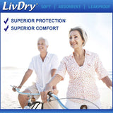 LivDry Adult Incontinence Underwear, Extra Absorbency Adult Diapers, Leak Protection, Large, 18-Pack