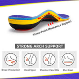 VALSOLE Orthotic Inserts - 220+ lbs High Arch Support, Plantar Fasciitis Relief for Men, Women - Absorb Shock, Work Boot Insole