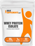 BulkSupplements.com Hydrolyzed Whey Protein Isolate - Whey Isolate Protein Powder - Hydro Whey Protein - 100% Whey Protein Powder - Protein Powder for Muscle Gain (1 Kilogram - 2.2 lbs)