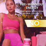 RSP NUTRITION AminoLean Pre Workout x Alix Earle Berry Alixir, Clean Energy with No Jitters, Tingles or Crash, Vegan Friendly with Added Biotin for Hair, Skin, Nails, 30 Servings