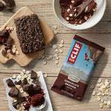 CLIF BAR - Chocolate Brownie Flavor - Made with Organic Oats - Non-GMO - Plant Based - Energy Bars - 2.4 oz. (18 Pack)