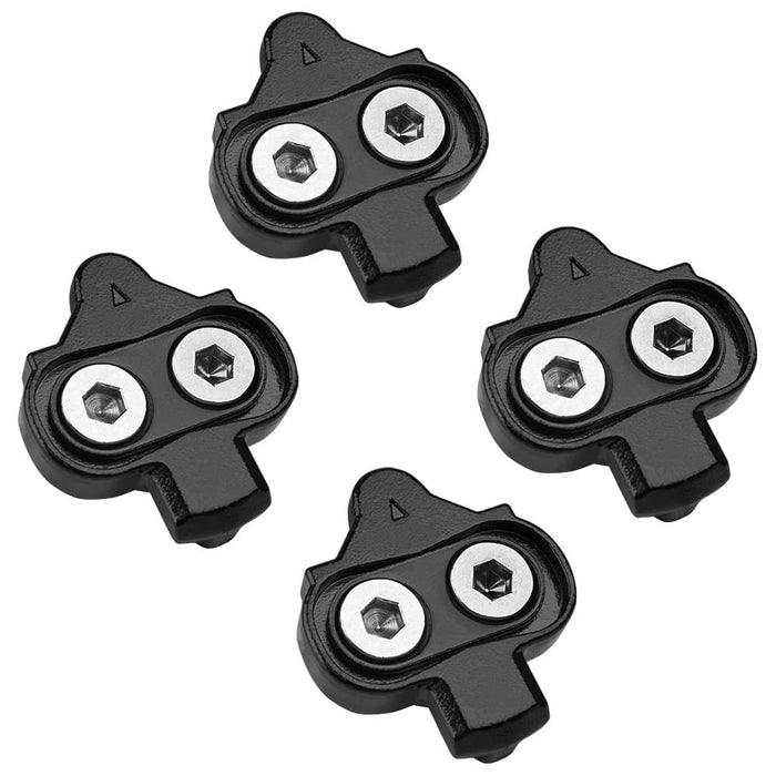 BV Bike Cleats Compatible with Shimano SPD SH51- Spinning, Indoor Cycling & Mountain Bike Bicycle Cleat 2 Pairs Set