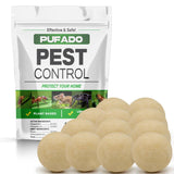 SUAVEC Pest Control Balls, Rodent Repellent, Mice Repellent Peppermint, Mouse Repellent, Repel Rats, Roach, Ant, Spider, Mosquito, Moth & Other Pest, Indoor Rat Repellant, Mice Away for Indoor-12P