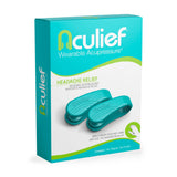 Aculief - Award Winning Natural Headache, Migraine, Tension Relief Wearable – Supporting Acupressure Relaxation, Stress Alleviation, Tension Relief and Headache Relief - 2 Pack - (Teal)