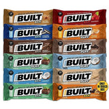 Built Bar Variety 12 Pack High Protein Energy Bars | Gluten Free | Chocolate Covered | Low Carb | Low Calorie | Low Sugar | Delicious Protien | Healthy Snack (12 Flavor Box)