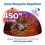 Thermacell Mosquito Repellent Perimeter System; Includes 12-Hour Refill; 15 Foot Zone of Mosquito Protection; Effective Mosquito Repellent for Patio; Bug Spray Alternative; Scent Free