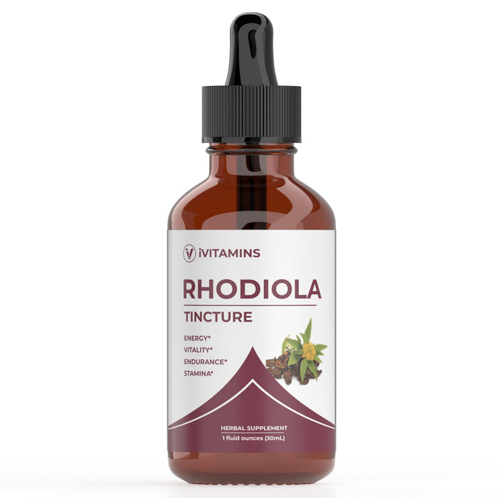 Rhodiola | Rhodiola Rosea | Rhodiola Supplement | for Brain, Energy, Stamina, Stress, & Mood Support | Energy Supplements | Rhodiola Rosea Supplement | Rhodiola Tincture | (1oz: 1 Pack)