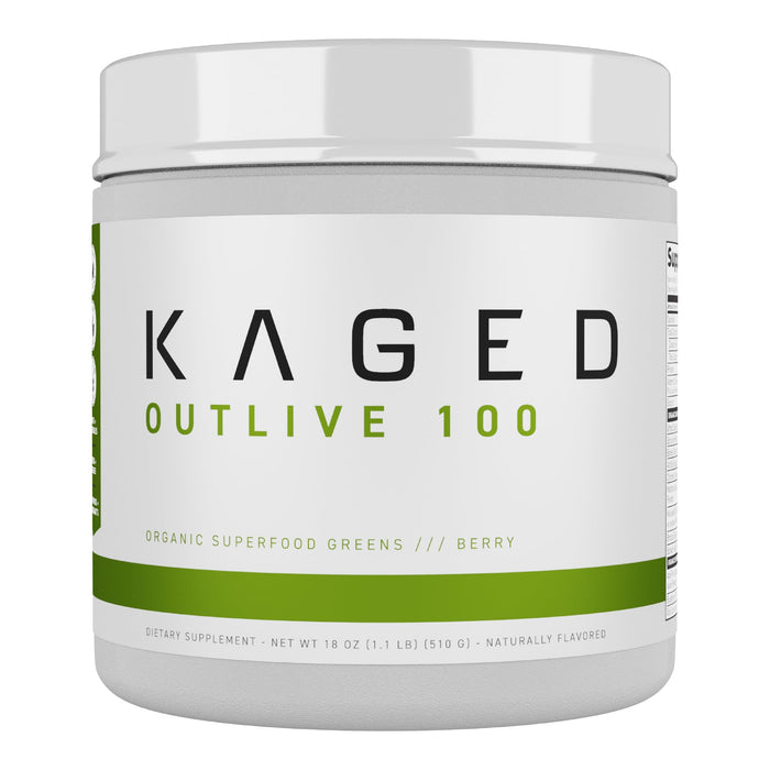 Kaged Organic Greens Superfood Powder | Berry | Wellness with Supergreens | Apple Cider Vinegar | Ashwaghanda | 30 Servings