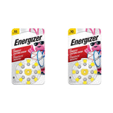Energizer Hearing Aid Batteries, Yellow Tab, Size 10, 8 Count (Pack of 2)