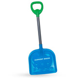 Slippery Racer Kids Outdoor Snow Shovel 27 inch (Green/Blue)