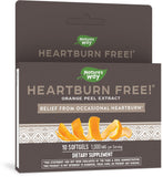 Nature's Way Heartburn Free! Orange Peel Extract Supplement, Occasional Heartburn Relief*, 10 Softgels