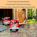 Nature’s MACE Snake Repellent 25 lb/Covers 13,200 Sq. Ft. / Keep Snakes Out of Your Garden, Yard, Home, attic and More/Snake Repellent/Safe to use Around Home, Children, & Plants