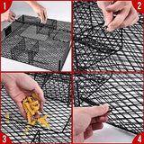 AMVOG Squirrel Trap (No Bottom Tray) - Ideal for Chipmunks and Squirrels, Metal Construction, Holds up to 25 Squirrels, 1 Trap